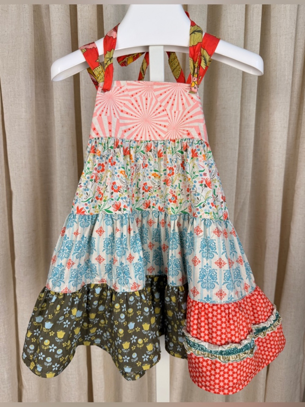Vintage *Matilda Jane* Tiered Floral Ruby Ellie Dress Serendipity 2012  NWT  2T